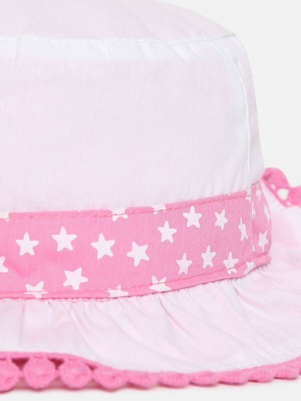Reversible Sun Hat With Star Print image number null